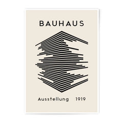 Bauhaus Ausstellung 1919 Photographic Print, Minimalist Art Poster, Geometric Wall Decor, Modern Home Gift, Architecture Exhibition Print - Tawshia