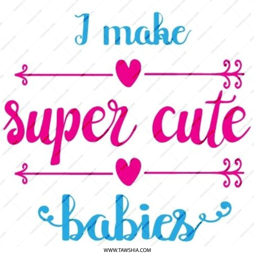 Super Cute Babies Pinback Button, Baby Shower Favors, New Parents Gift, Funny Mom Dad Button, Pregnancy Announcement, Baby Reveal - Tawshia