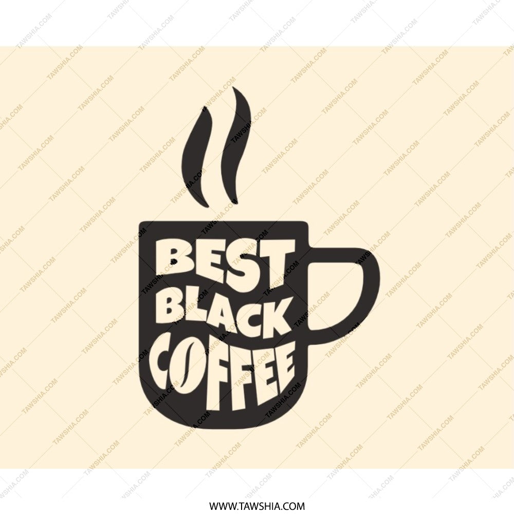Best Black Coffee Mouse Pad, Coffee Lover Gift, Work From Home, Desk Accessory, Office Decor, Coffee Addict, Cute Desk Pad, Funny Gift - Tawshia