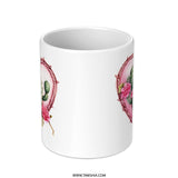 Cactus Heart Mug, Floral Mug, Succulent Mug, Desert Lover Gift, Plant Mom Gift, Botanical Mug, Garden Mug, Unique Mug, Coffee Mug, Tea Mug - Tawshia