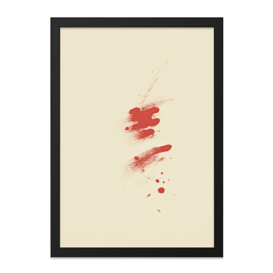 Red Abstract Wall Art, Minimalist Print, Modern Home Decor, Abstract Painting, Unique Wall Decor, Gallery Wall Art, Contemporary Art - Tawshia