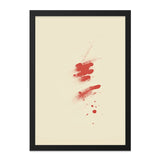 Red Abstract Wall Art, Minimalist Print, Modern Home Decor, Abstract Painting, Unique Wall Decor, Gallery Wall Art, Contemporary Art - Tawshia