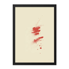 Red Abstract Wall Art, Minimalist Print, Modern Home Decor, Abstract Painting, Unique Wall Decor, Gallery Wall Art, Contemporary Art - Tawshia