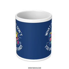 Colorful Math Themed Mug What Part Don't You Understand product