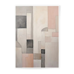 Abstract Photographic Print, Geometric Shapes Art Print, Modern Wall Decor, Neutral Tones Artwork, Home Decor Gift, Minimalist Print - Tawshia