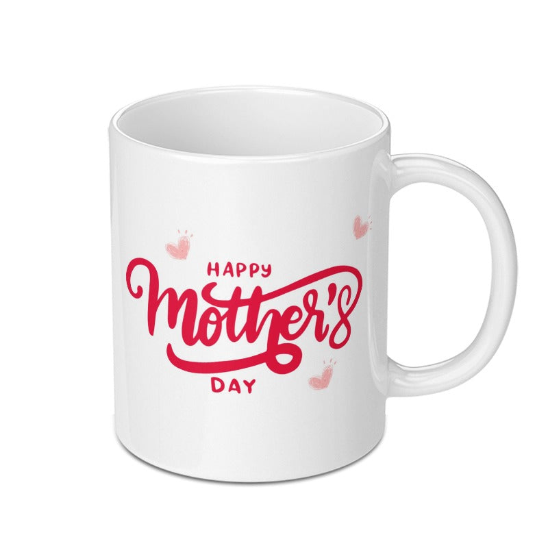 Mothers Day Mug, Mom Gift Mug, Happy Mothers Day, Gift for Mom, Heart Mug, Mothers Day Gift, Coffee Mug, Tea Mug, Mugs for Mom - Tawshia