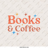 Books and Coffee Mirror, Reader Gift, Book Lover Mirror, Pocket Mirror for Bookworms, Bookish Mirror, Gift for Readers - Tawshia