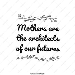 Mother's Day Pillow, Architect of Futures Pillow, Mom Gift, Throw Pillow, Decorative Pillow, Quote Pillow, Best Mom Ever Gift - Tawshia