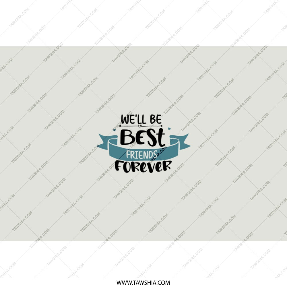 Best Friends Forever Tumbler, Friendship Gift, Personalized Present, Birthday Gift, Bestie Cup, Friendship Tumbler, Gift for Friend - Tawshia