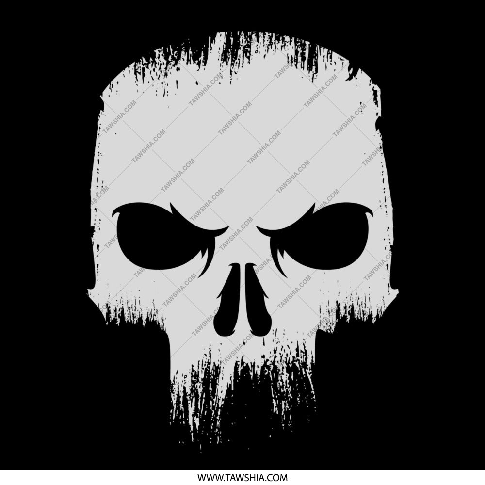 Menacing Skull Face Graphic Design product type