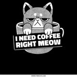 I Need Coffee Right Meow Funny Cat Mug product type