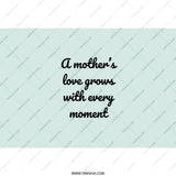 Mother's Love Tumbler, Mom Gift, Inspirational Quote Tumbler, Gift for Mom, Mom Appreciation, Mother's Day Gift, Tumbler with Straw - Tawshia