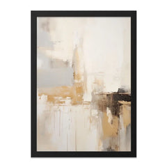 Beige Abstract Wall Art, Neutral Tone Painting Print, Modern Home Decor, Gallery Wall Art, Large Wall Decor - Tawshia