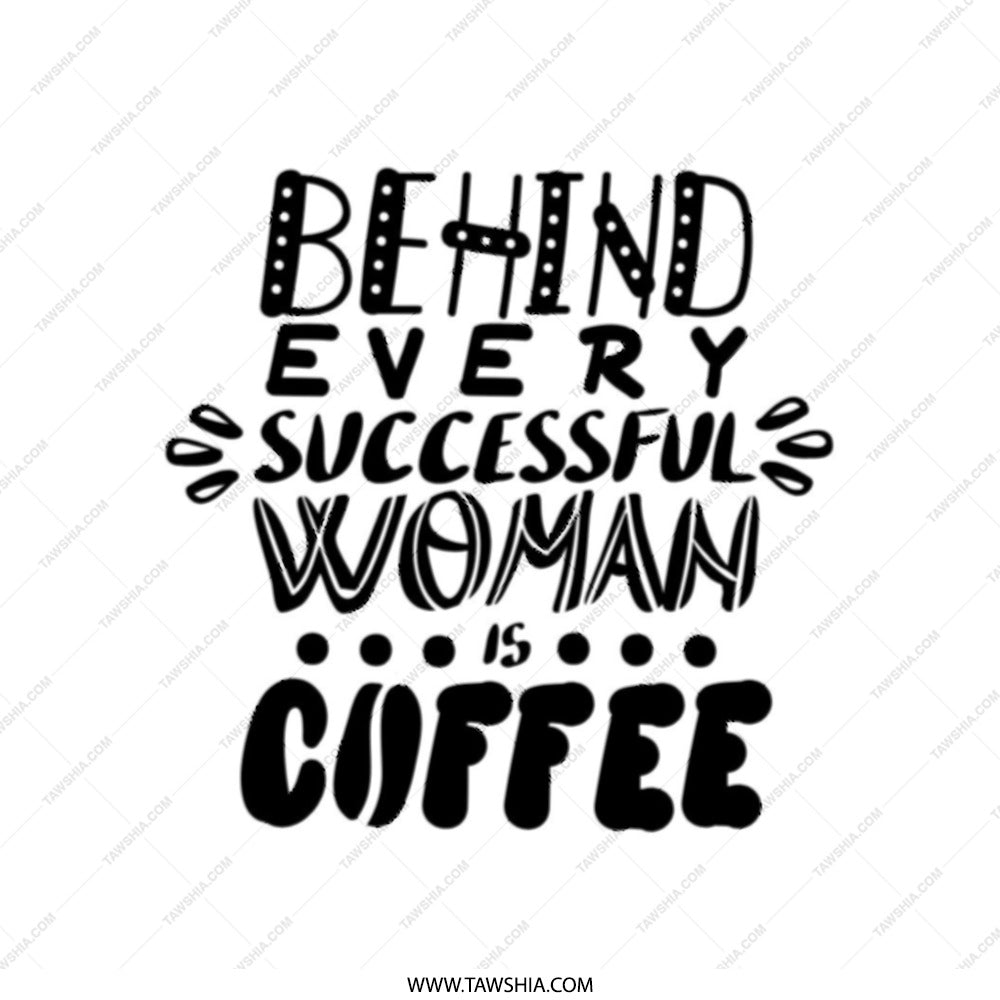Coffee Lover Tote Bag, Successful Woman Gift, Motivational Bag, Everyday Bag, Cute Tote, Trendy Shopping Bag, Book Bag, Gift for Her - Tawshia