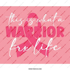 Breast Cancer Warrior Mouse Pad, Pink Ribbon Support Gift, Cancer Awareness Mousepad, This Is What A Warrior Looks Like Mouse Pad - Tawshia