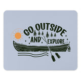 Go Outside And Explore Canoe Adventure Mouse Pad Product