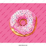 Pink Donut Sprinkles Backpack, Yummy Treat Bag, Foodie Gift Idea, Sweet Tooth Accessory, Cute Backpack, Fun Design Backpack - Tawshia