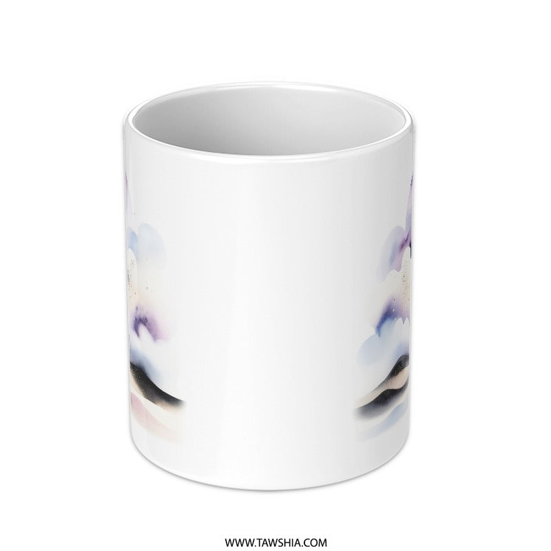Watercolor Landscape Mug, Celestial Mug, Cloudscape Coffee Cup, Fantasy Art Mug, Unique Gift Idea, Gift for Her, Gift for Him, Celestial - Tawshia
