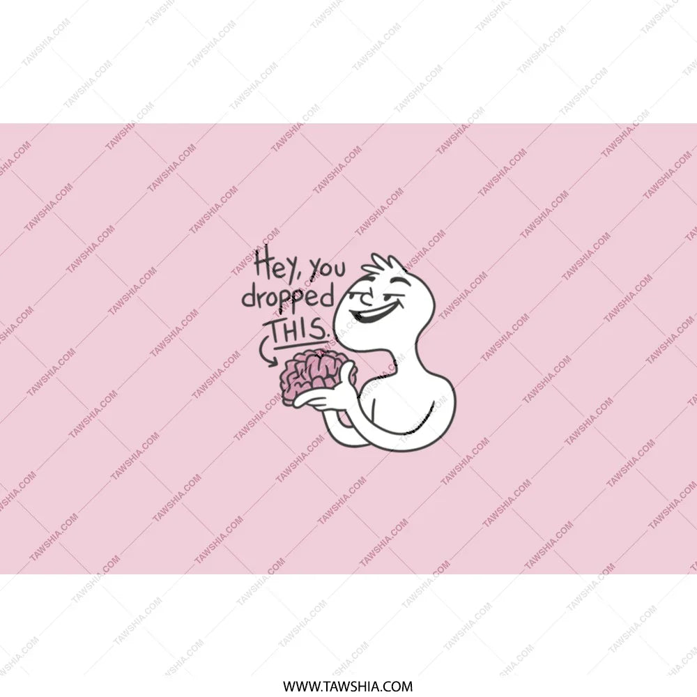 Hey You Dropped This Sticker Cartoon Character product type