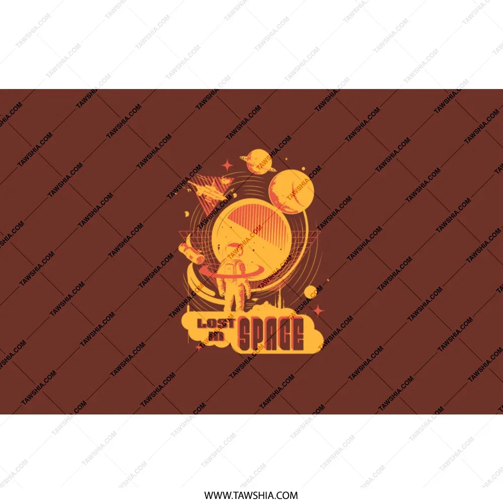 Lost in Space Astronaut Art Design product