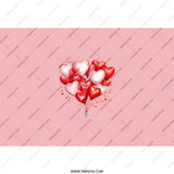 Heart Balloons Tumbler, Love Tumbler, Valentine's Gift, Cute Tumbler, Gift for Her, Heart Balloons, Love Gifts, Heart Tumblers - Tawshia