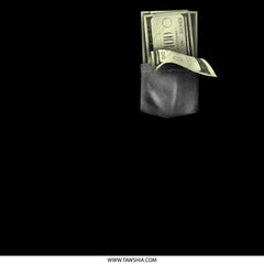 Dollar Bills Peeking Out Of Pocket Unique Print product