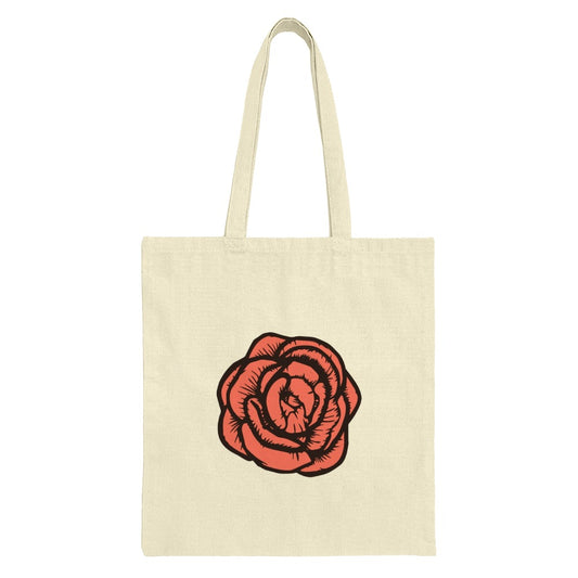 Rose Tote Bag, Floral Tote Bag, Flower Tote Bag, Botanical Art, Elegant Tote, Stylish Bag, Everyday Bag, Trendy Bag, Gift for Her, Eco - Tawshia
