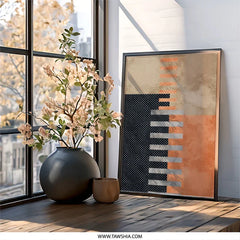 Geometric Wall Art, Modern Abstract Print, Minimalist Home Decor, Contemporary Wall Hanging, Unique Artwork - Tawshia