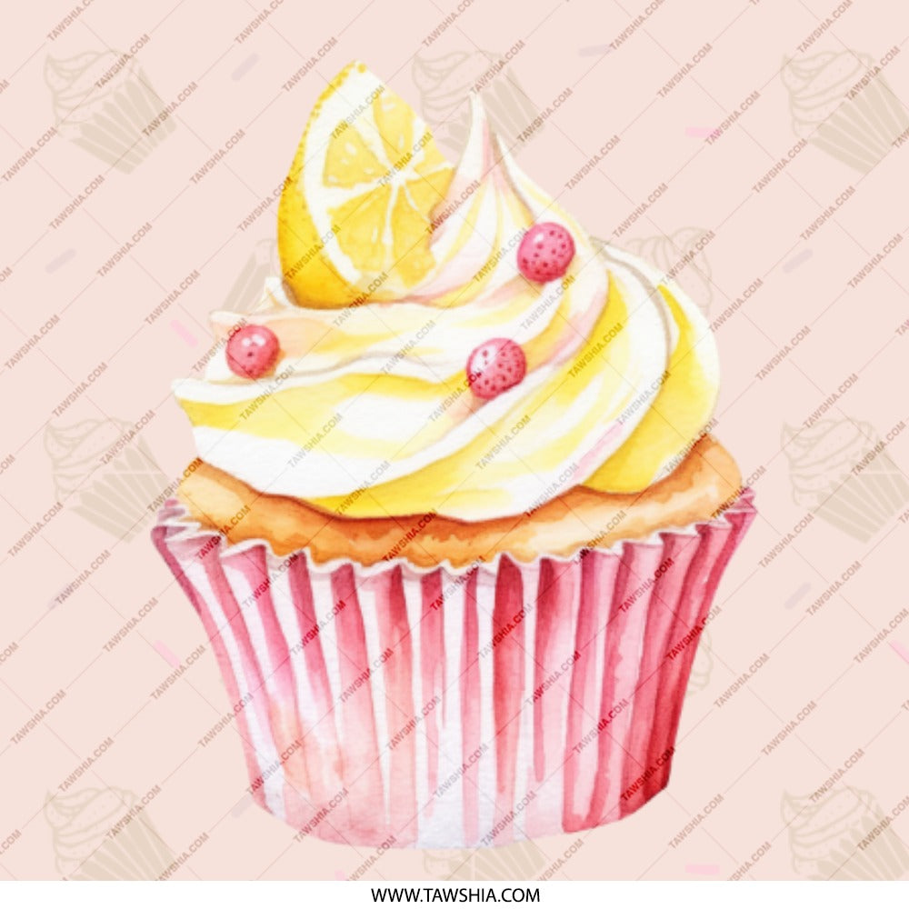 Lemon Cupcake Pinback, Foodie Flair, Cute Badge, Cupcake Lover, Gift Idea, Yummy Accessory, Unique Pin, Sweet Treat Pinback - Tawshia