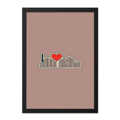 I Love Saudi Arabia Wall Art, Retro Saudi Arabia Print, Saudi Arabia Souvenir, Saudi Arabia Gift, Travel Wall Art - Tawshia
