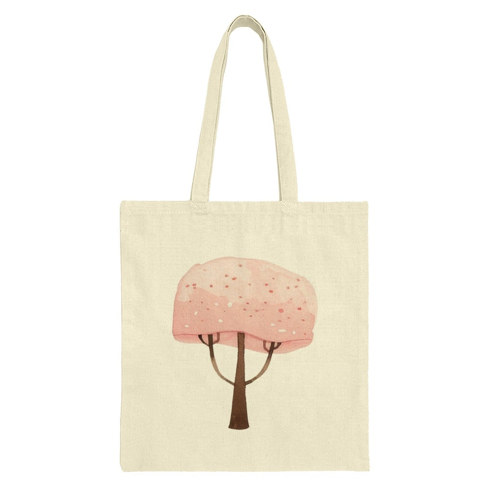 Cherry Blossom Tree Tote Bag, Floral Art Bag, Aesthetic Tote Bag, Spring Bag, Gift for Her, Everyday Bag, Reusable Shopping Bag - Tawshia