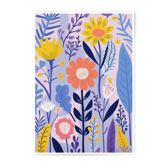 Floral Photographic Print, Colorful Flower Art Print, Botanical Wall Art, Modern Home Decor, Flower Illustration, Floral Print, Art Print - Tawshia