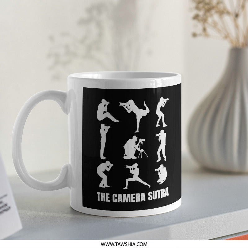 The Camera Sutra Photography Poses Themed Mug product
