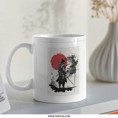 Unique Samurai Art Decorated Coffee Mug product