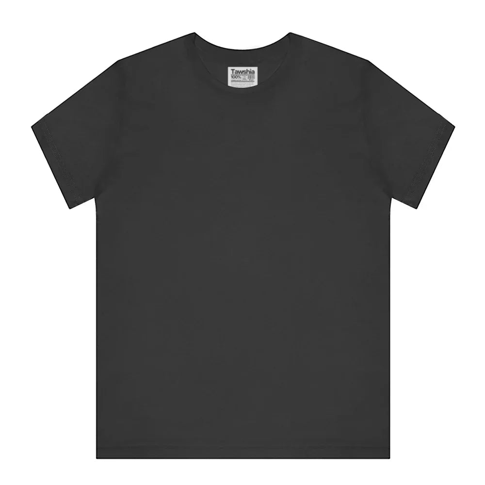 Classic Black Round Neck Short Sleeve Shirt product type