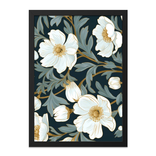 Anemone Flower Wall Art, Floral Print, Botanical Art, Home Decor, Nature Inspired Artwork, Modern Wall Decor, Elegant Gift Idea (139 - Tawshia