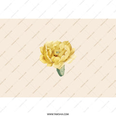 Prickly Pear Cactus Flower Tumbler, Floral Tumbler, Botanical Tumbler, Yellow Flower Tumbler, Flower Gift, Gift for Her, Trendy Tumbler - Tawshia