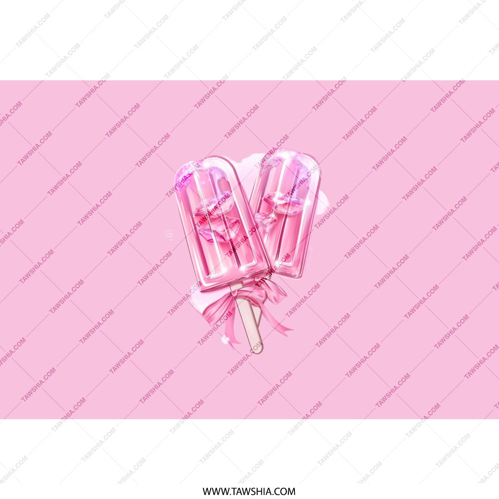 Pink Popsicle Tumbler, Cute Ice Lolly Drinkware, Summer Fun Tumbler, Sweet Treat Gift Idea, Unique Tumbler Design - Tawshia