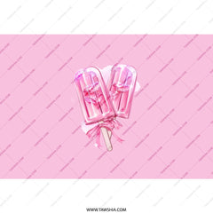 Pink Popsicle Tumbler, Cute Ice Lolly Drinkware, Summer Fun Tumbler, Sweet Treat Gift Idea, Unique Tumbler Design - Tawshia