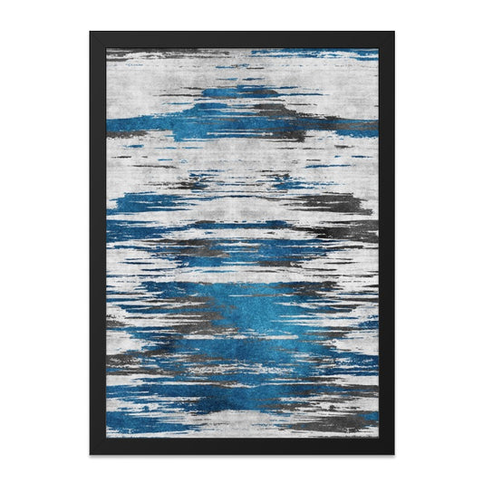 Abstract Wall Art, Blue and Gray Print, Modern Home Decor, Contemporary Art, Unique Wall Decor, Trending Wall Art, Housewarming Gift - Tawshia