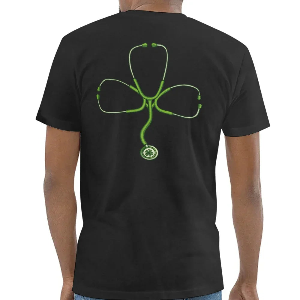 Shamrock Stethoscope Design Medical T-Shirt product type
