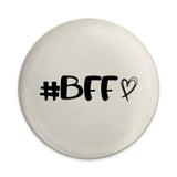 BFF Pinback Button, Best Friends Forever Button, Friendship Pin, Gift for Bestie, Cute BFF Gift, Matching BFF, Heart Button - Tawshia