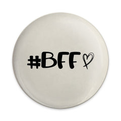 BFF Pinback Button, Best Friends Forever Button, Friendship Pin, Gift for Bestie, Cute BFF Gift, Matching BFF, Heart Button - Tawshia