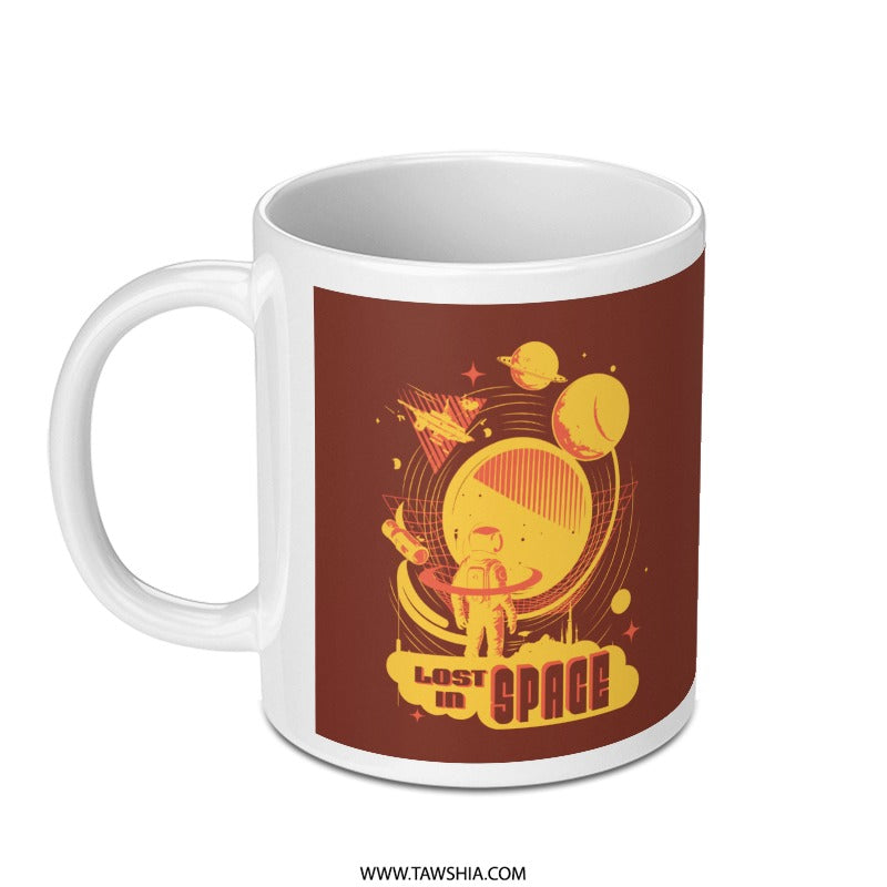 Lost in Space Astronaut Themed Coffee Mug product type