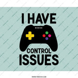 Funny Gamer Mouse Pad, I Have Control Issues, Video Game Controller, Gaming Gift, Desk Accessory, Office Decor, Computer Mousepad - Tawshia