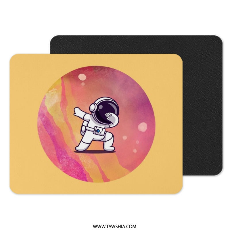 Dabbing Astronaut Mouse Pad, Space Lover Gift, Cool Computer Accessory, Unique Desk Decor, Fun Office Gift, Gaming Mouse Pad - Tawshia