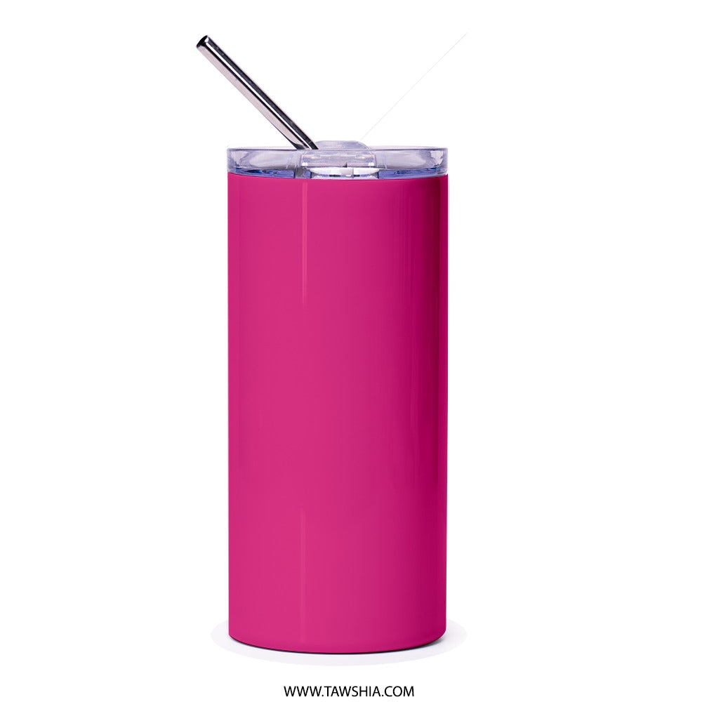 Pink Car Tumbler, Retro Sunset, Automotive Gift, Cartoon Style, Sports Car, Racing Car, Enthusiast Gift, Travel Mug, Hot or Cold Drinks - Tawshia