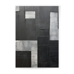 Abstract Art Photographic Print, Black and White Wall Decor, Modern Home Art, Minimalist Print, Geometric Art Print - Tawshia