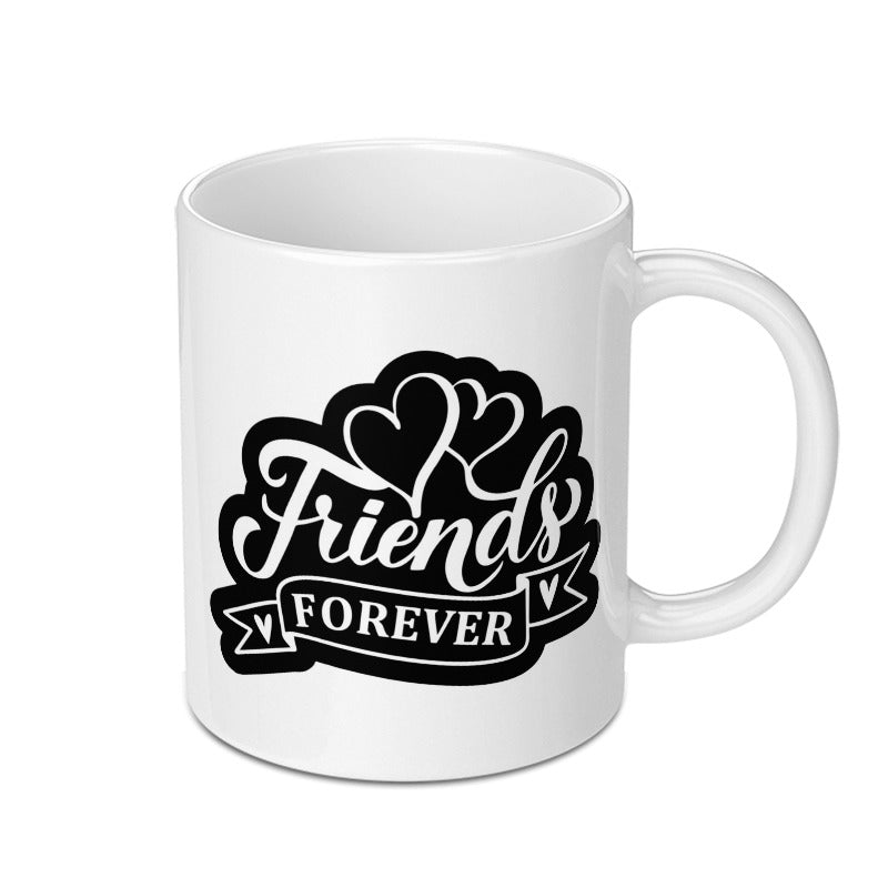 Friends Forever Mug, Best Friend Gift, Friendship Coffee Mug, Birthday Gift Idea, Special Friend Mug - Tawshia