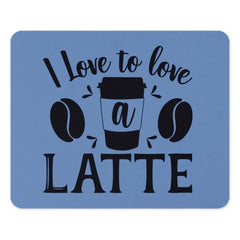 Latte Mouse Pad, Coffee Lover Gift, Cute Desk Decor, Coffee Bean Art, Work From Home Essential, Home Office, Gift for Barista, Unique - Tawshia